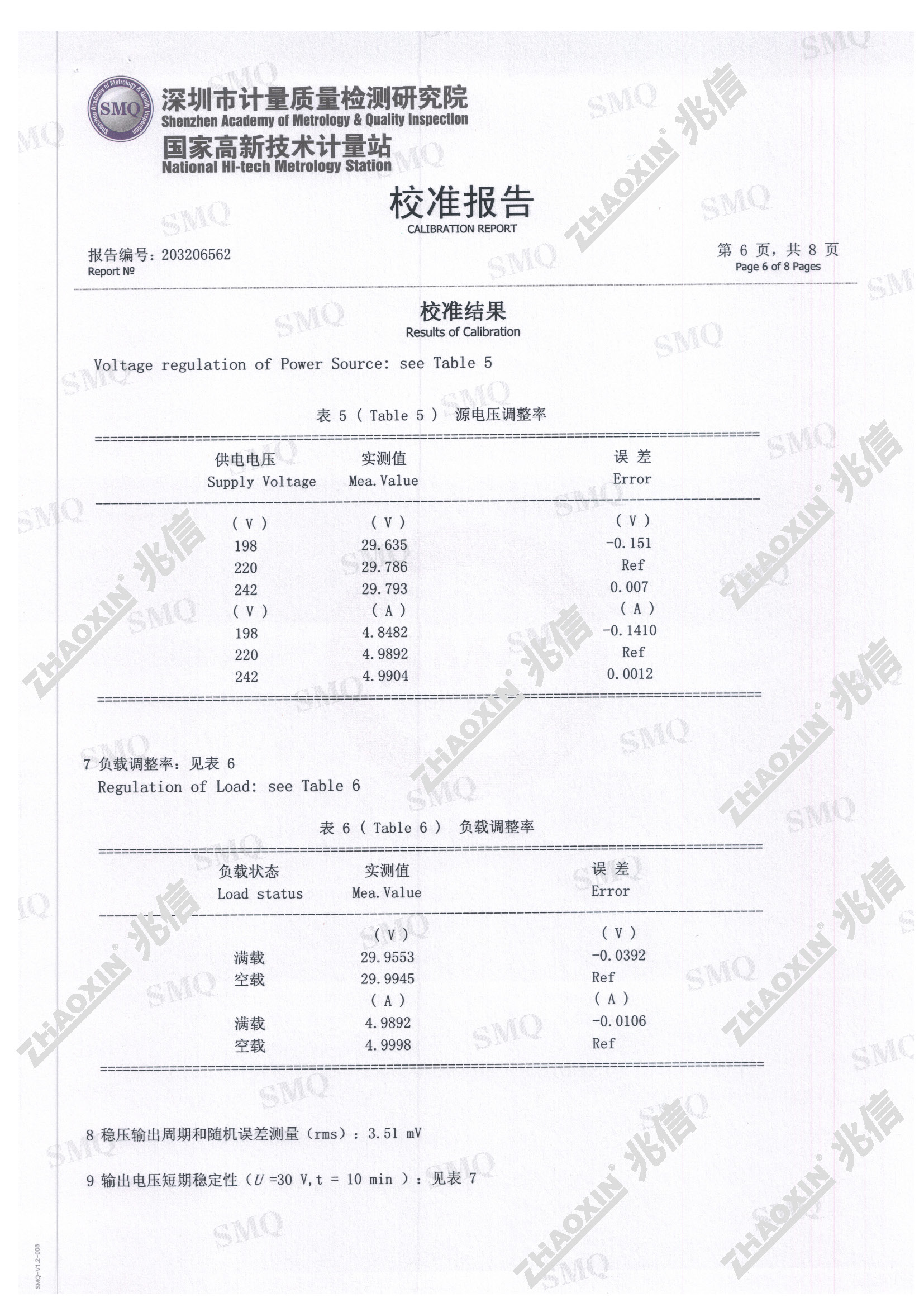 KXN-305D 校准报告参考(图6)
